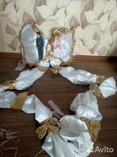 Свадебные украшения на автомобили