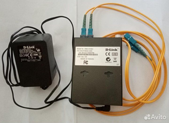 Медиа конвертер d-link, модель DMC-515sс