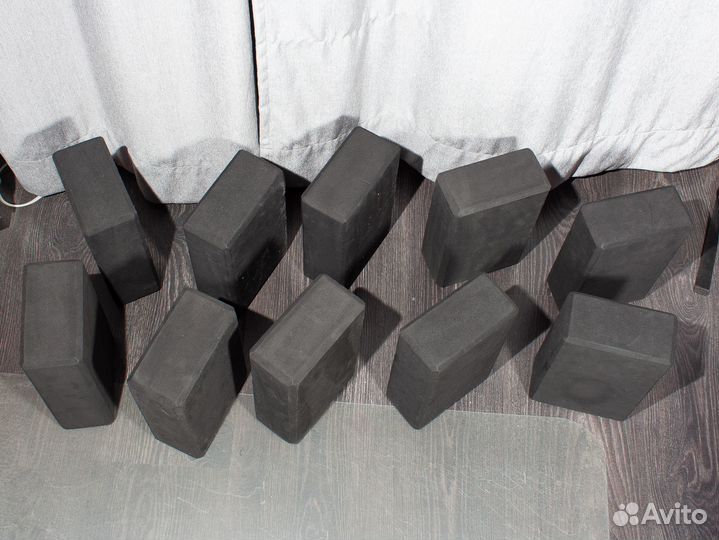 Блоки для фитнеса, кирпичики для гимнастики, 10 шт