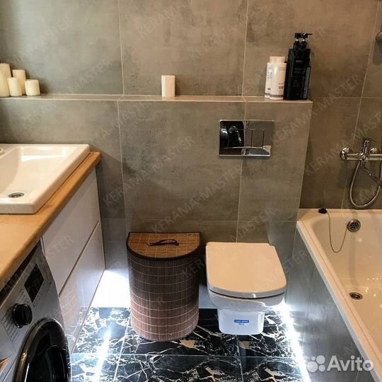 Ремонт ванной комнаты/ плиточник Т