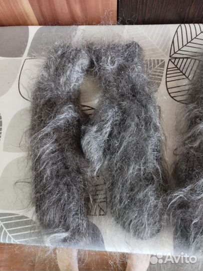 Варежки женские пуховые