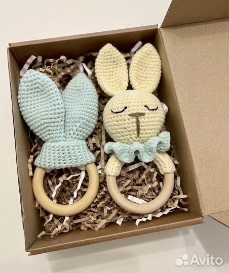 Погремушка Зайка и Ушки - шуршалки