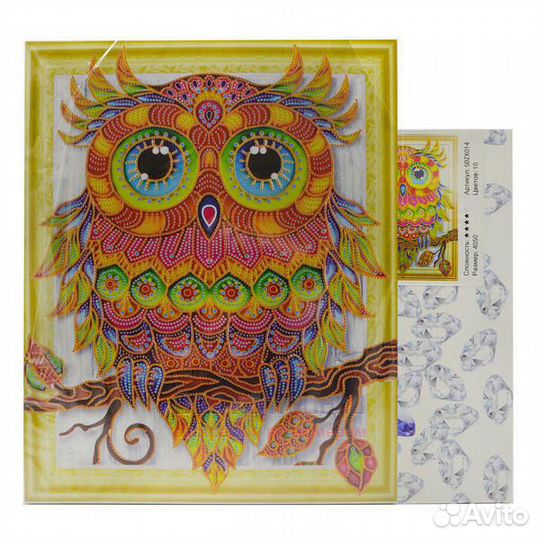 Алмазная мозаика 40x50 Красивый орлан на фоне