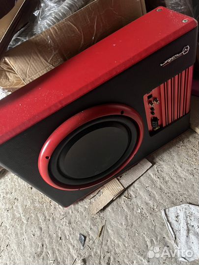 Автомобильный сабвуфер Урал AS-D12A slim hurricane