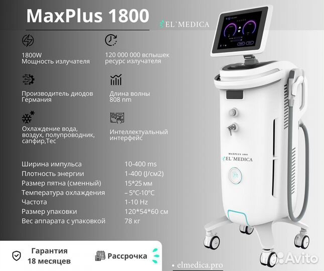 Диодный лазер MaxPlus 1800w