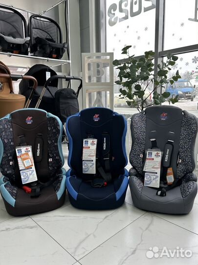 Автокресла Meteor 9-36кг, с года до 12 лет