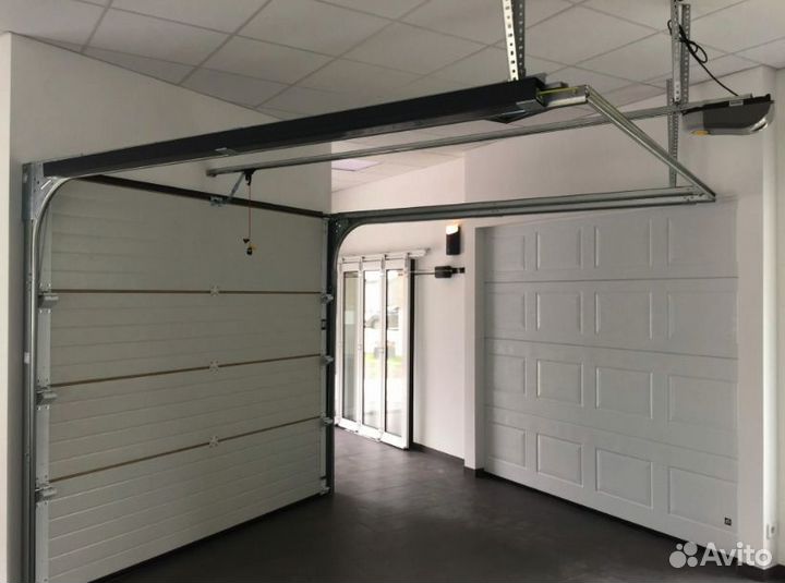 Гаражные секционные ворота установка до 72 часов