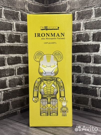 Bearbrick ironman 400% 28 см