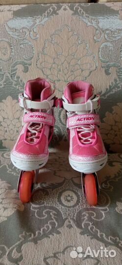 Роликовые коньки детские раздвижные