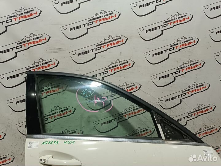 Дверь mercedes-benz C-class S204 W204 A2047200205 передняя правая белый, 650U NA6875