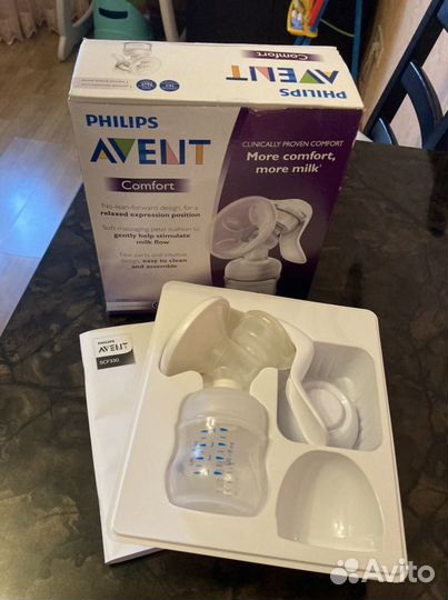 Молокоотсос ручной philips avent