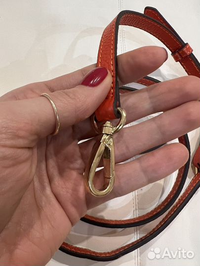 Кожаный ремень для сумки