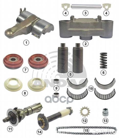 Рмк суппорта Knorr SN6-SN7 полный (отличие от