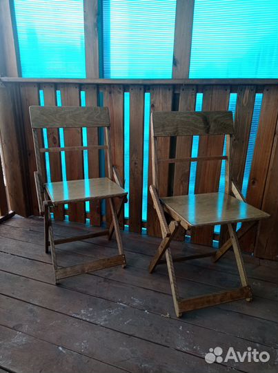 Стул складной деревянный