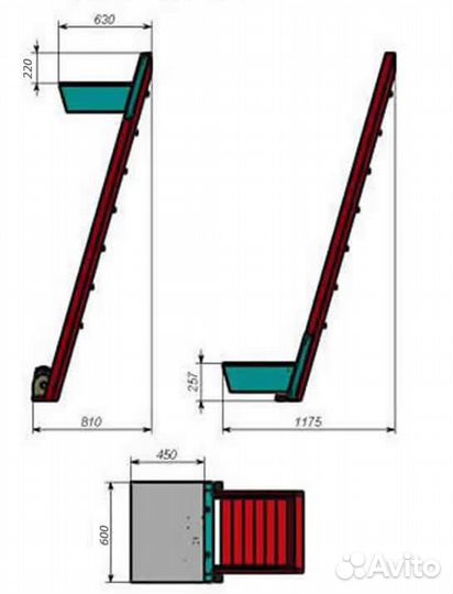 Миниподъёмник, совмещенный с наклонной лестницей