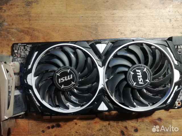 Radeon rx 580 4gb MSI armor купить в Москве | Электроника | Авито