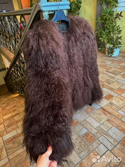 Шуба из натуральной ламы