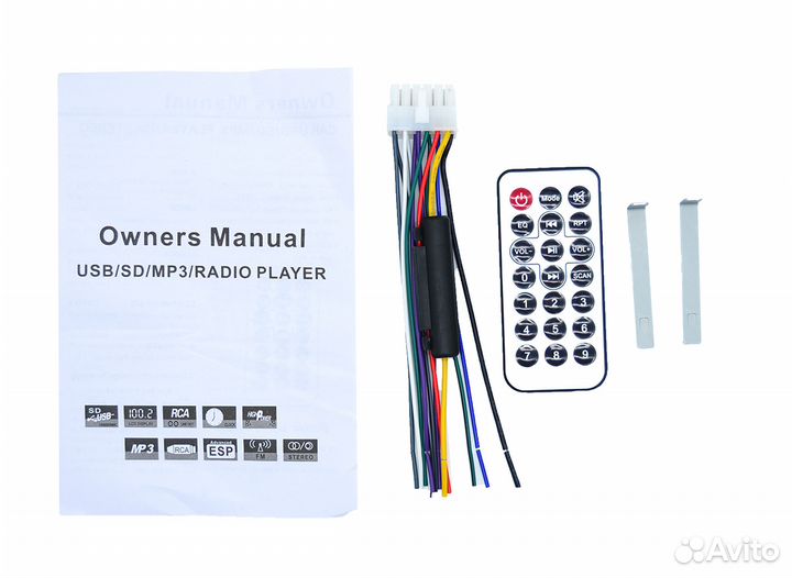 Новая автомагнитола Bluetooth USB AUX на гарантии