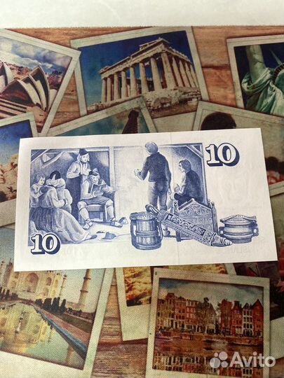 Исландия 10 крон 1961 пресс
