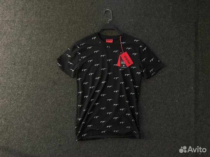 Футболка Hugo Boss мужская LUX