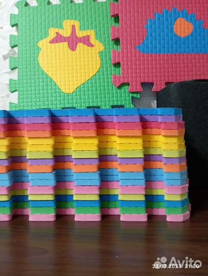 Пазл коврик тёплый пол