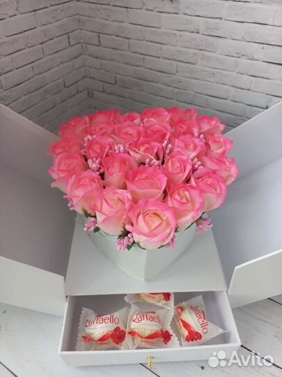 Букет из мыльных цветов