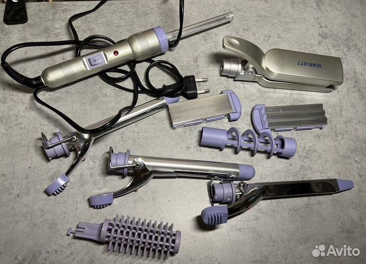 Набор для укладки волос 7 в 1 Scarlet