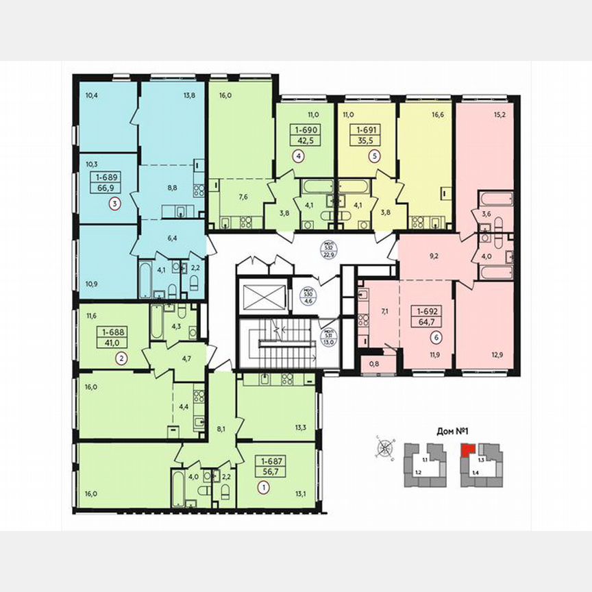 1-к. квартира, 35,5 м², 2/10 эт.