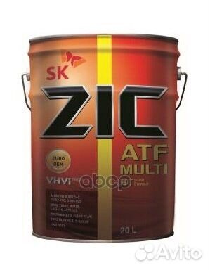 ZIC ATF Multi HT (20L) жидкость гидрав. синт T