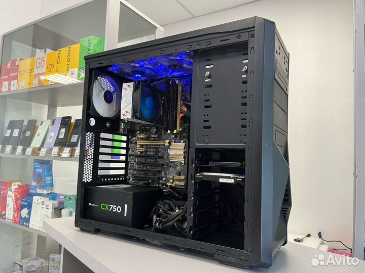 Системник intel core i7-4770/16gb/1000gb/750w