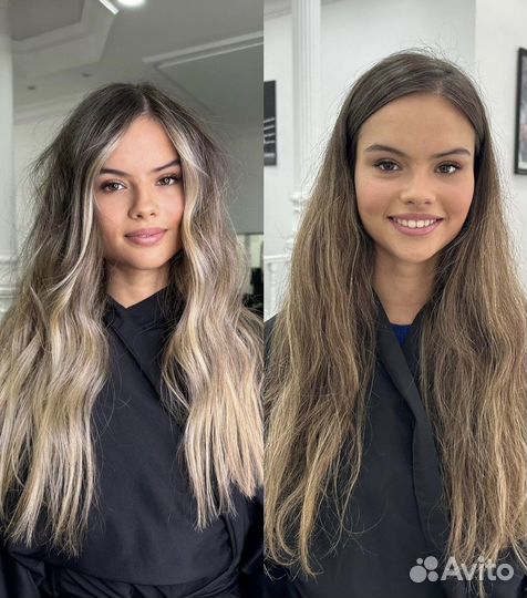 Окрашивание волос балаяж