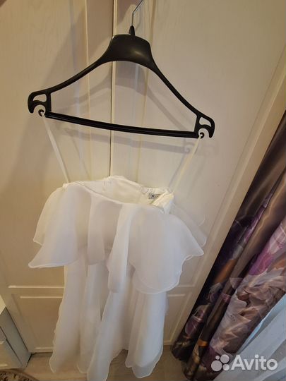 Платье свадебное короткое 42