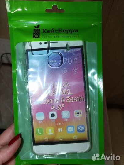 Чехол на asus Zenfon 3 zoom, ze553kl