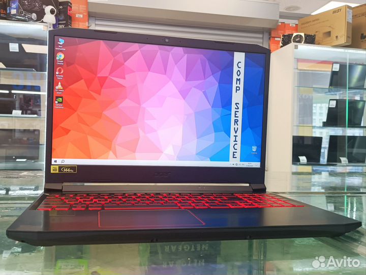 Игровой Ноутбук Acer i7 10gen 16gb SSD RTX3050 Ti