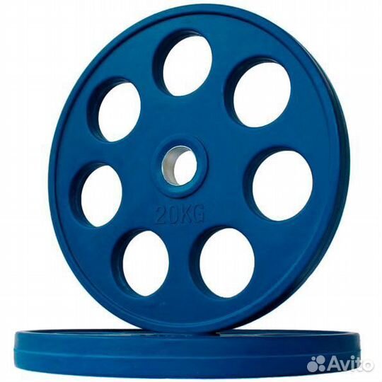 Диск обрезиненный okpro OK2010 20 кг