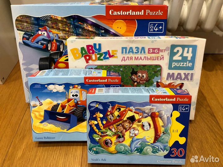 Детские пазлы Castorland Puzzle 4 шт
