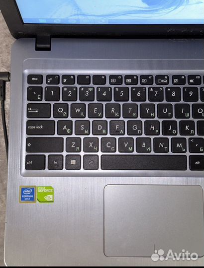 Asus Nvidia MX110 2Гб / Gold 4417U / 4 ядра