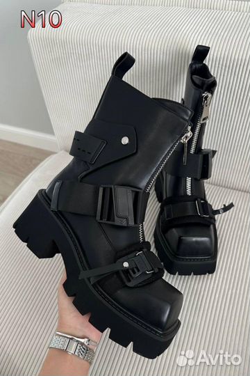 Ботинки женские кожаные