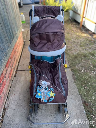 Санки коляска ника