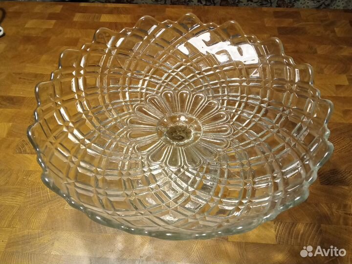 Ваза для фруктов на ножке, Дятьково, СССР