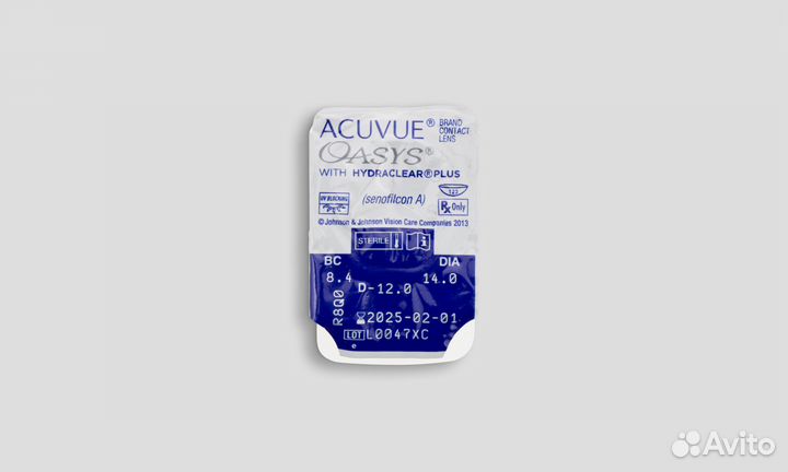 Линзы контактные Acuvue Oasys двухнедельные