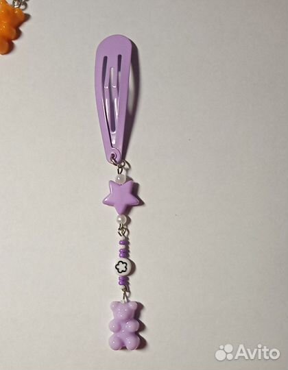 Заколочки с бусинками