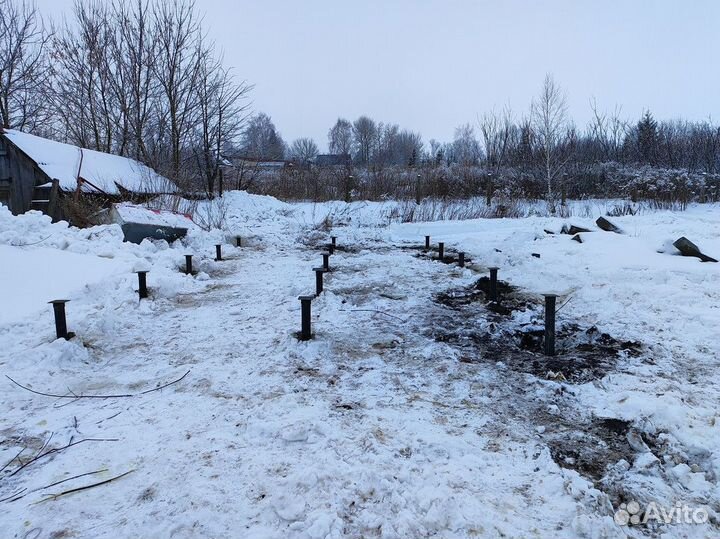 Фундамент за 1 день / Винтовые сваи