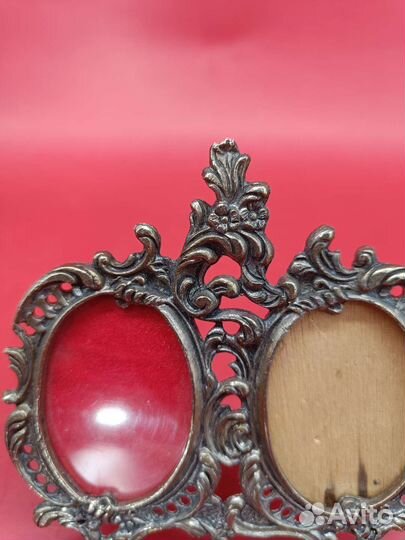 Рамка для фото. Латунь. Винтаж