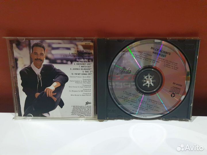 Billy Always - Watch Out (CD, 1988, USA, CBS)