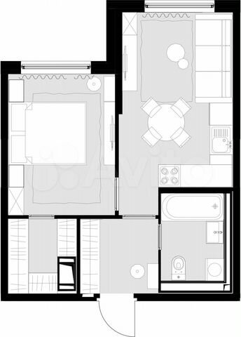 1-к. квартира, 39,1 м², 21/28 эт.
