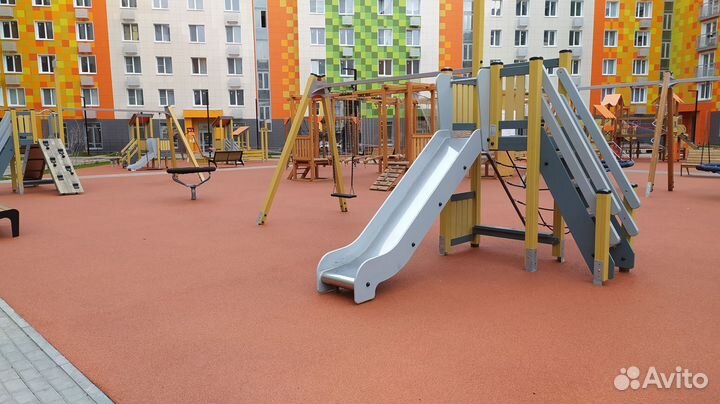 Резиновое покрытие для детских площадок