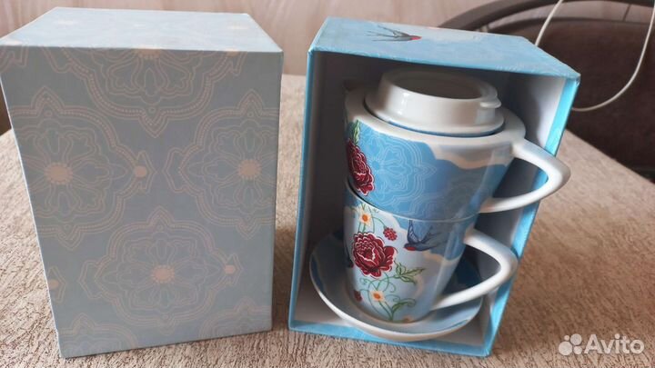 Набор чашка и чайник