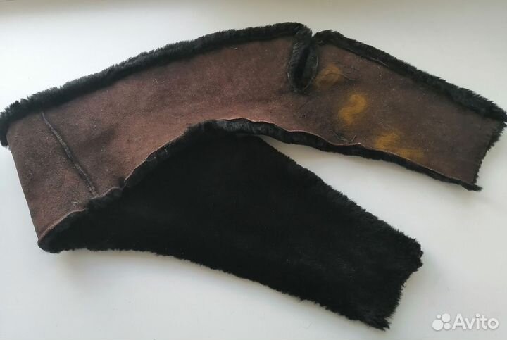 Меховой воротник мутон овчина
