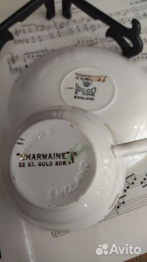 Чайная пара антиквариат Wood & Sons England